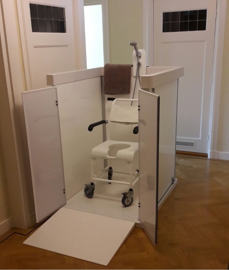 Mobiele douchecabine huren? Gratis Full service Showerrent